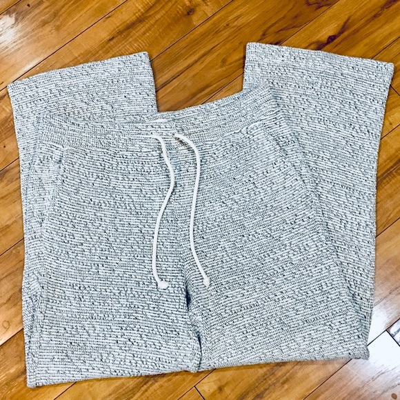 Lou & Grey athleisure lounge pants sweatpants grey gray white marled style large - Picture 4 of 16